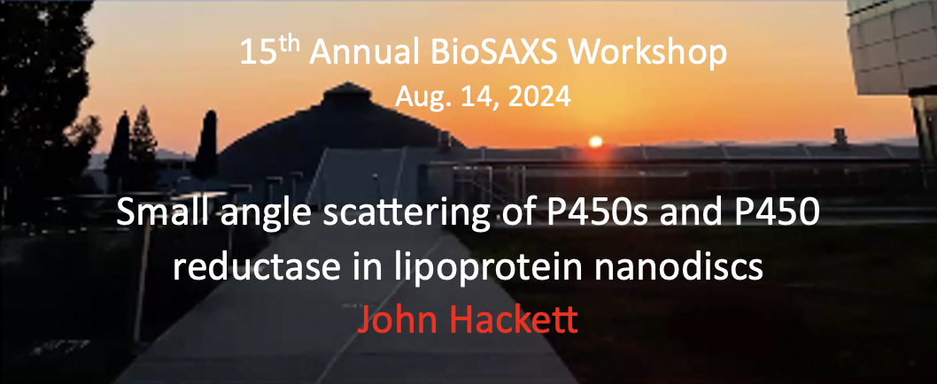 SAXS for lipoprotein nanodiscs with John Hackett