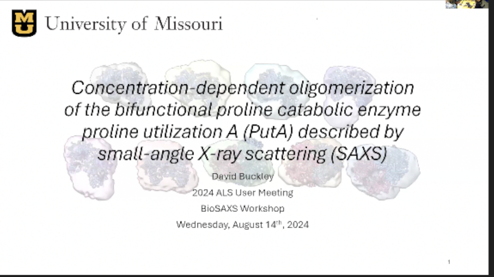 Bifunctional proline catabolic enzyme with David Buckley